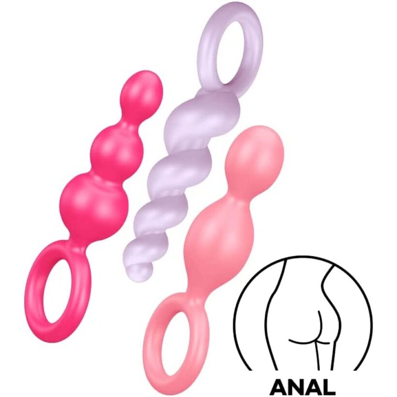 Satisfyer Booty Call Set Of 3 Multicolour Anal Plugs - Image 2