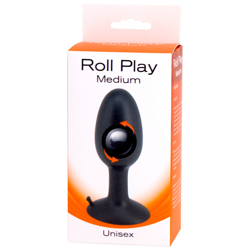 Roll Play Medium Unisex Butt Plug - Image 2