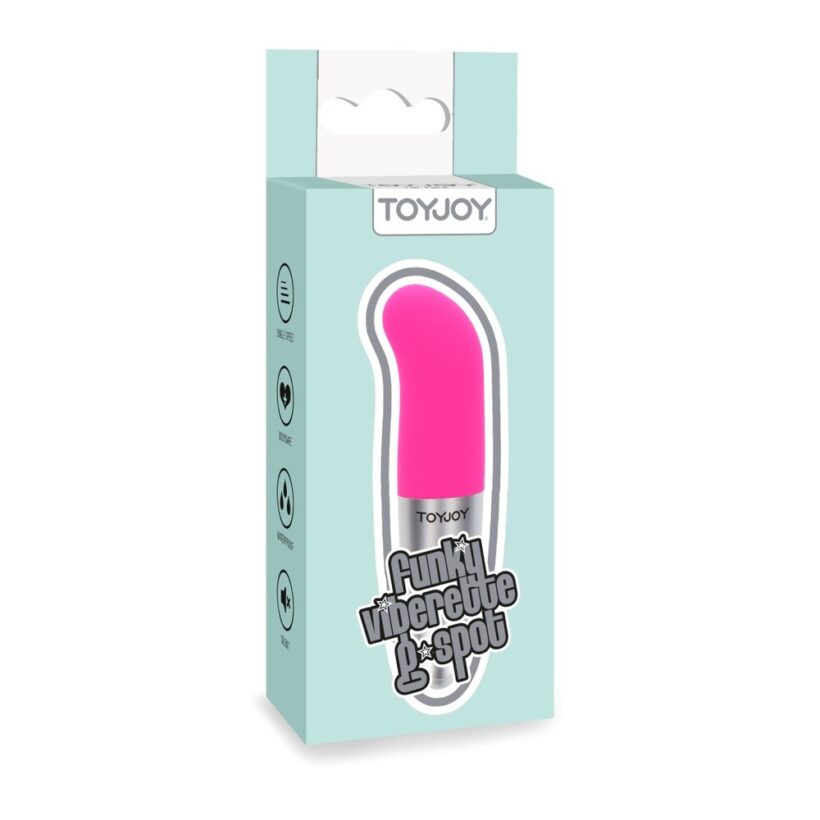Toyjoy Funky Viberette Mini G Spot Vibrator Violet - Image 2