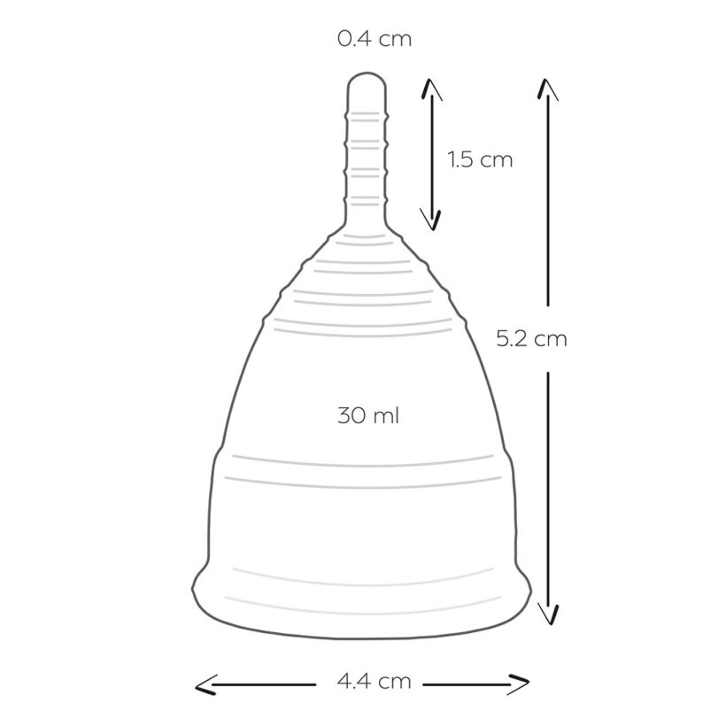 Mae B Intimate Health 2 Large Menstrual Cups - Image 4