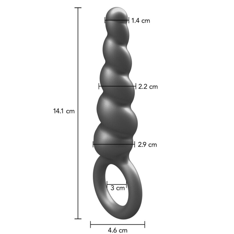 ToyJoy Buttocks The Screw Metallic Silicone Plug - Image 4