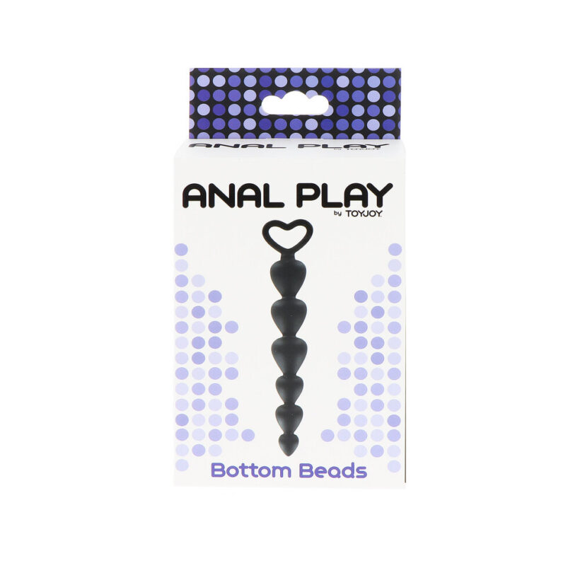 ToyJoy Anal Play Bottom Beads Black - Image 2