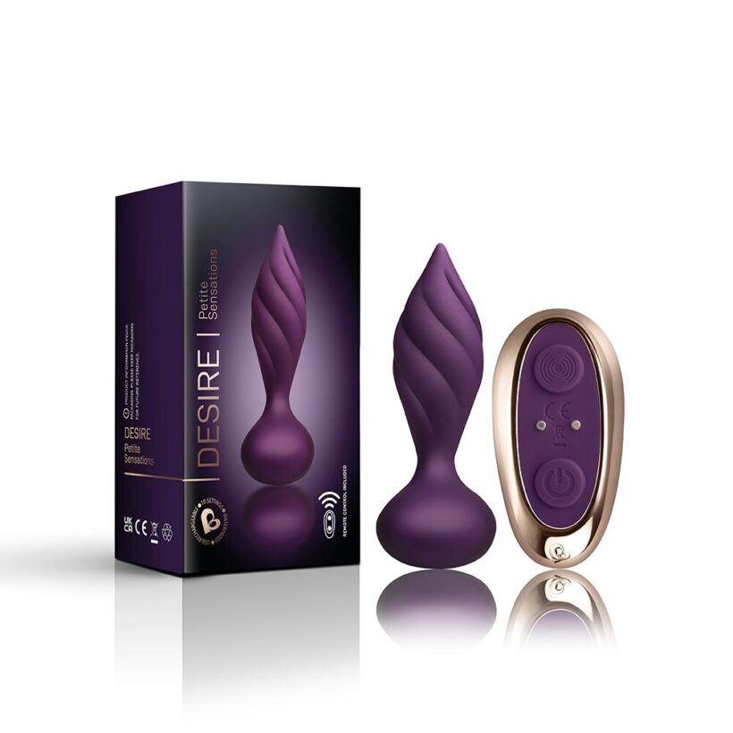 Rocks Off Petite Sensations Desire Butt Plug Purple - Image 4