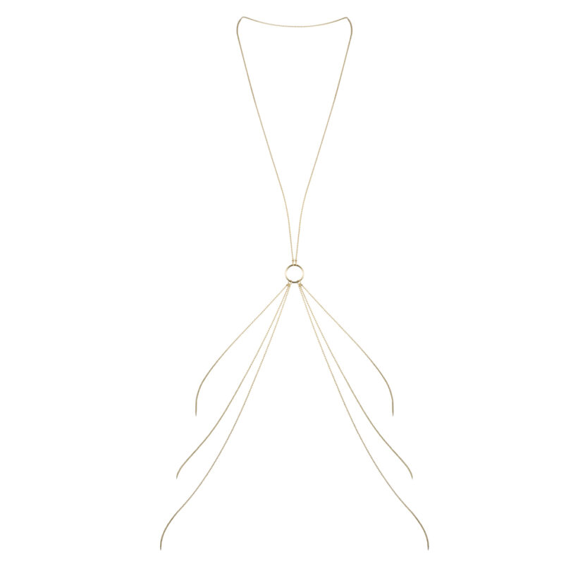 Bijoux Indiscrets Magnifique Body Chain Gold - Image 2
