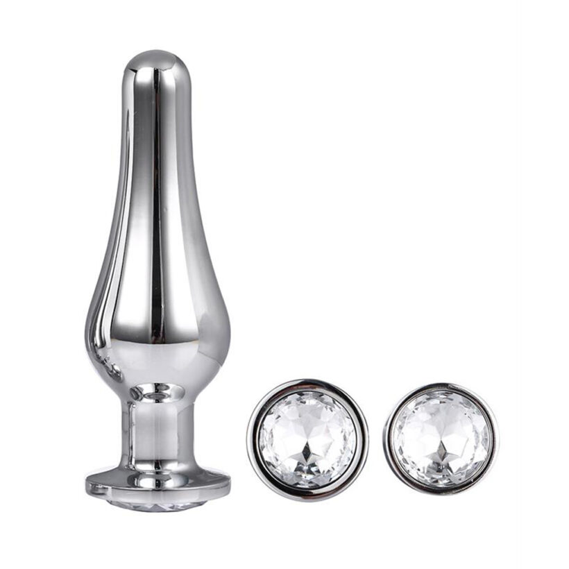 Gleaming Butt Plug Set Silver - Image 2