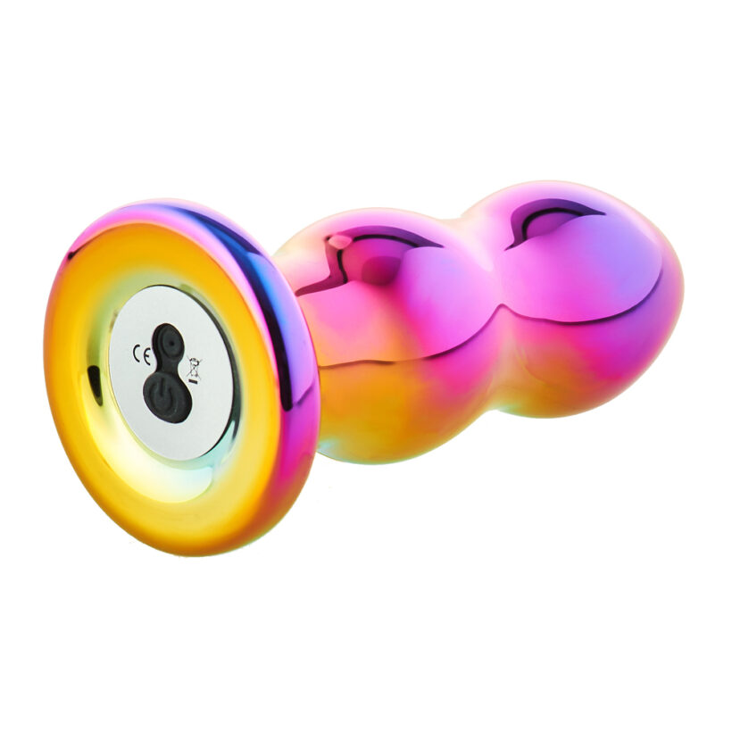 Glamour Glass Remote Control Curved Butt Plug - Image 3