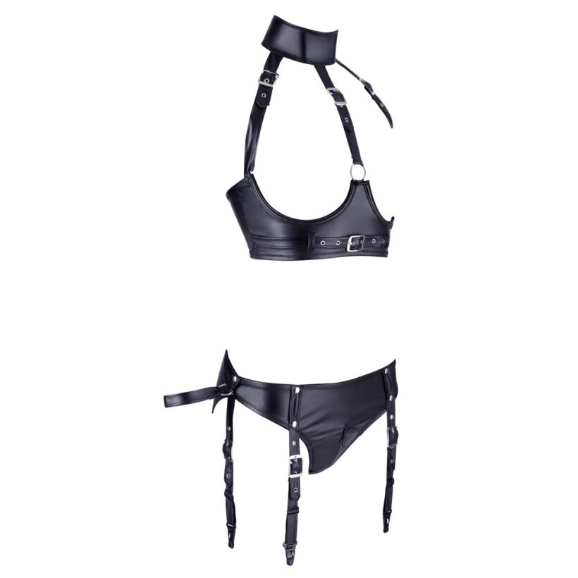 Cottelli Bondage Open Bra And Briefs - Image 3