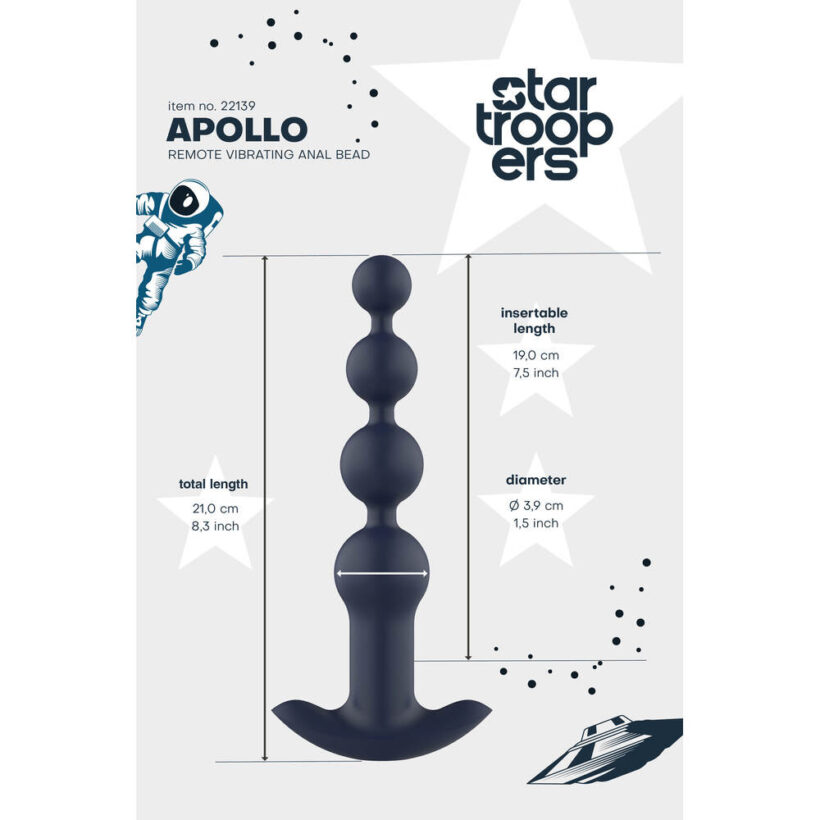 Startroopers Apollo Remote Vibrating Anal Beads - Image 4