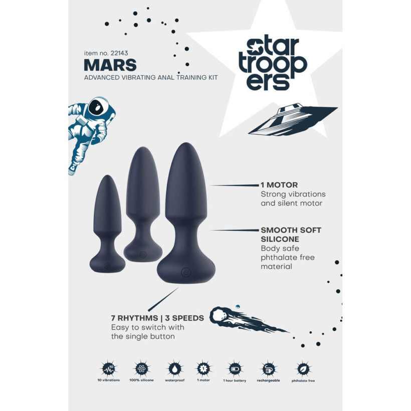 Startroopers Mars Advanced Vibrating Anal Vibe Kit - Image 3