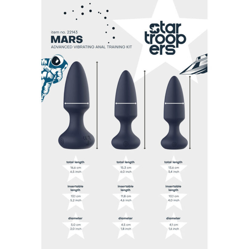 Startroopers Mars Advanced Vibrating Anal Vibe Kit - Image 4