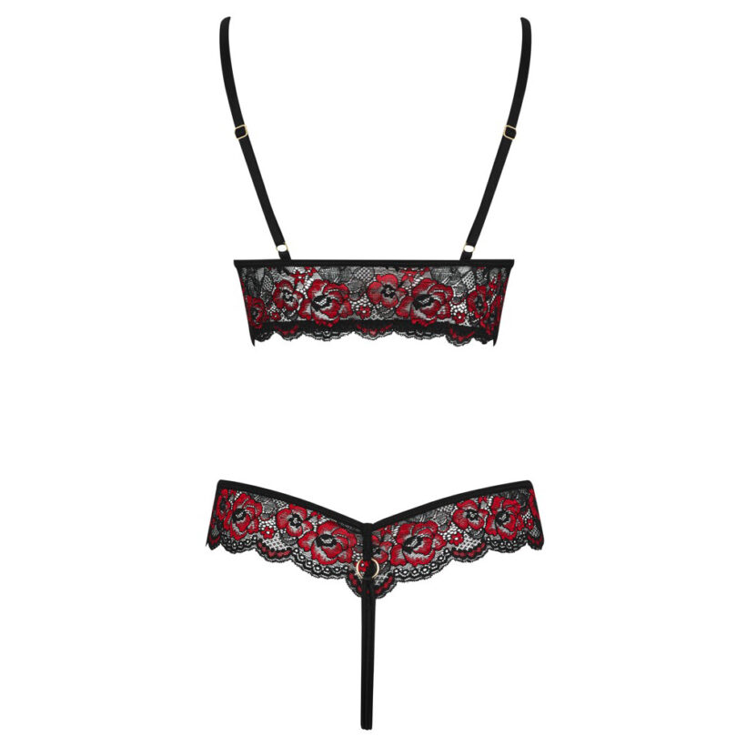 Cottelli Crotchless Body With Lace - Image 2