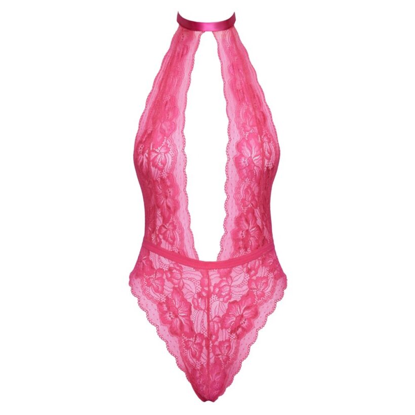 Kissable Halterneck Lace Body Pink - Image 4