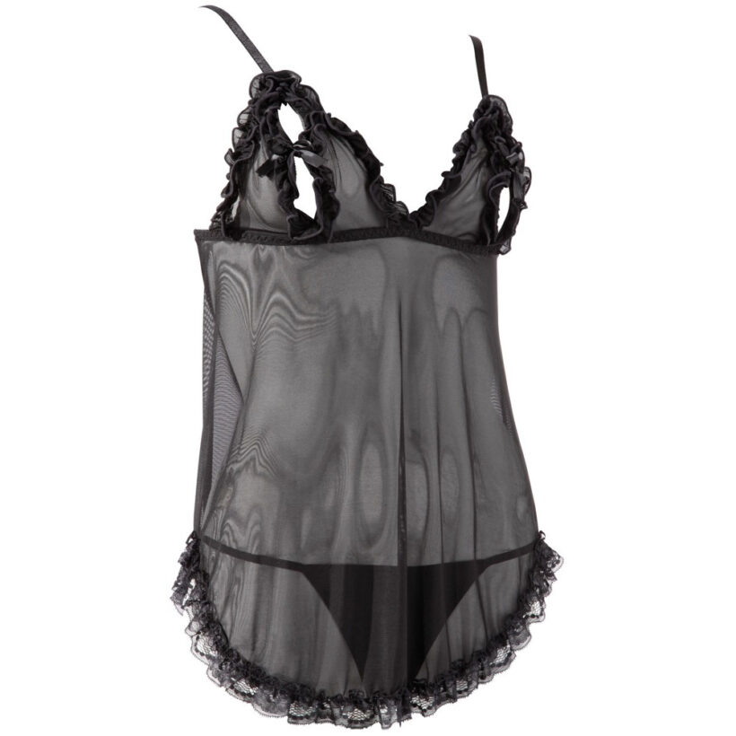 Cottelli Open Babydoll And String Back - Image 3