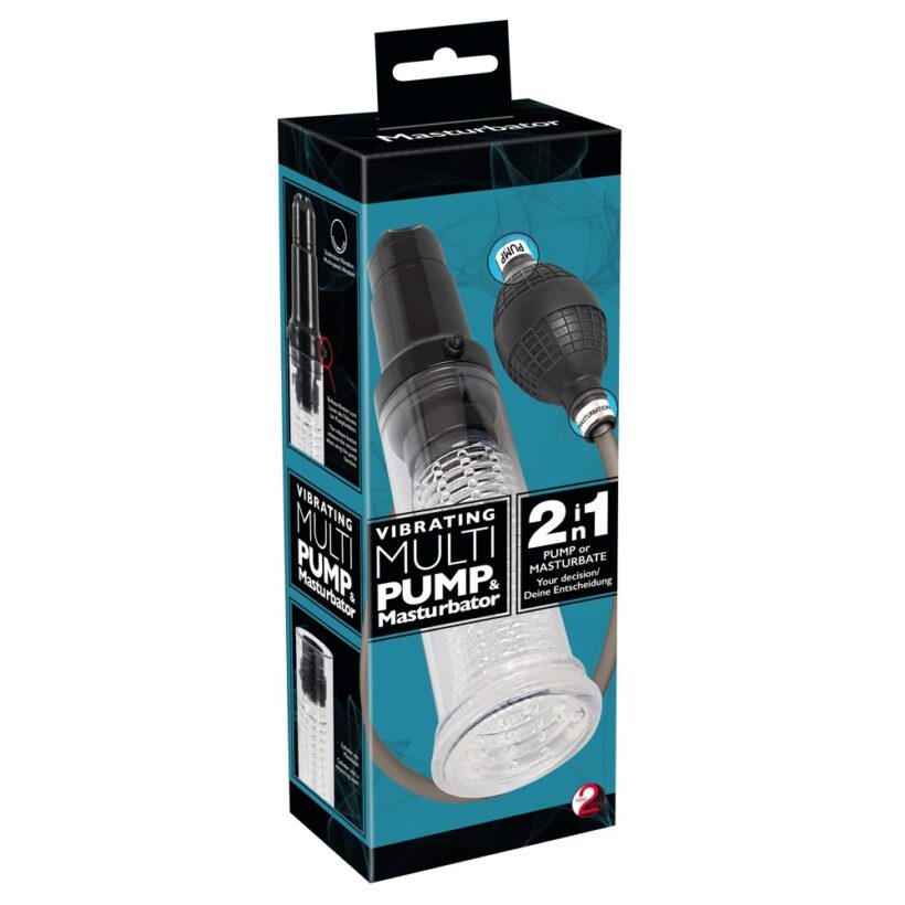 Vibrating Multi Pump 2 In 1 Masturbator - Image 4