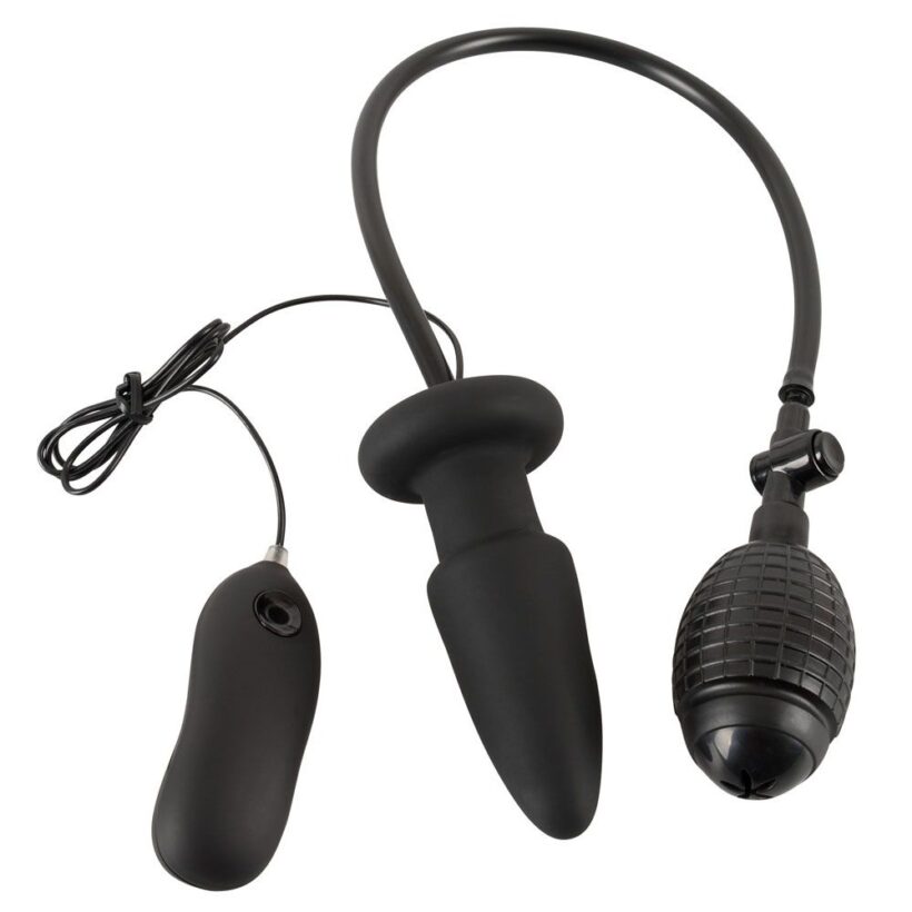 Inflatable And Vibrating Silicone Butt Plug - Image 3