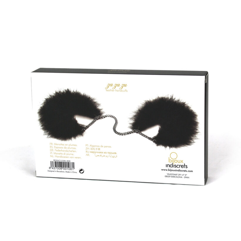 Bijoux Indiscrets Za Za Zu Feather Handcuffs - Image 3
