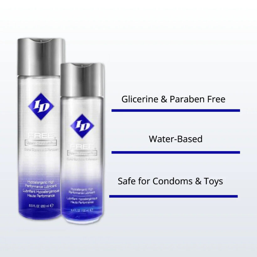 ID Free Hypoallergenic Waterbased Lubricant 65ml - Image 2