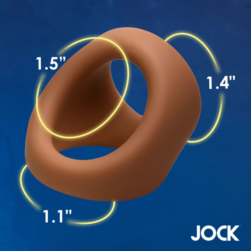 JOCK Silicone Cock and Ball Ring Medium - Image 2