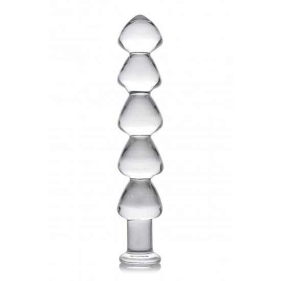Master Series Drops Anal Links Glass Dildo