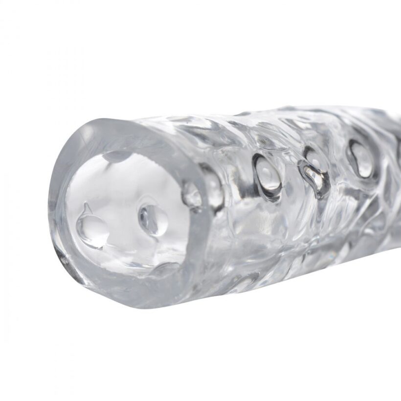 Size Matters 3 Inch Clear Penis Enhancer Sleeve - Image 2