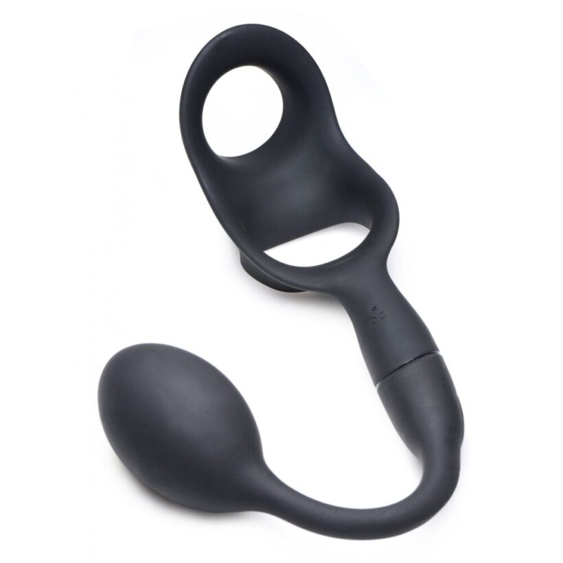 XR Alpha Pro 10X P Bomb Cock and Ball Ring With Anal Plug - Image 2