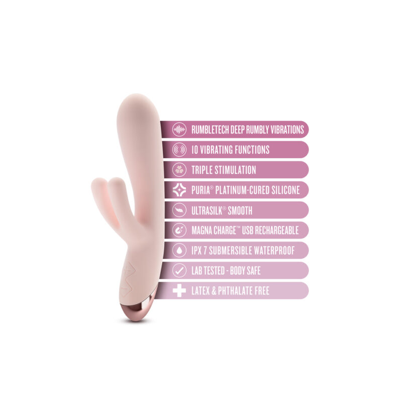 Blush Elora Pink Triple Stimulation Vibe - Image 3