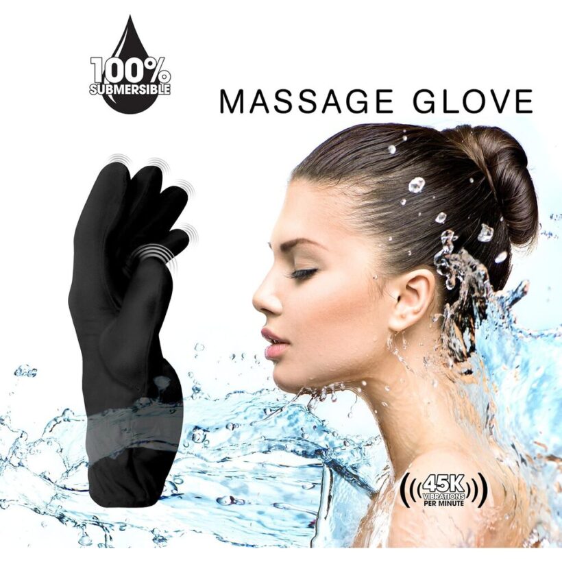 Fukuoku Vibrating Five Finger Massage Glove  Right Hand - Image 4