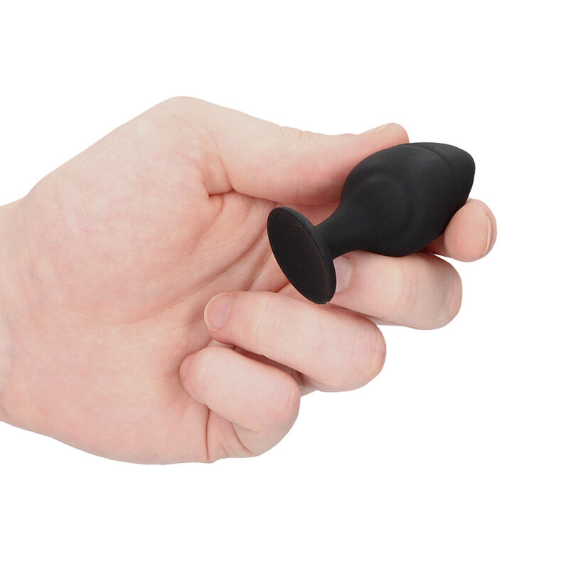 Ouch Silicone Swirled Butt Plug Set Black - Image 4