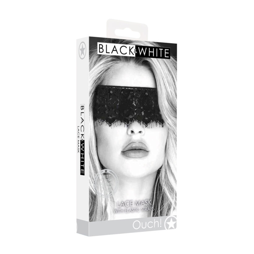 Ouch Lace Mask with Straps - Image 4