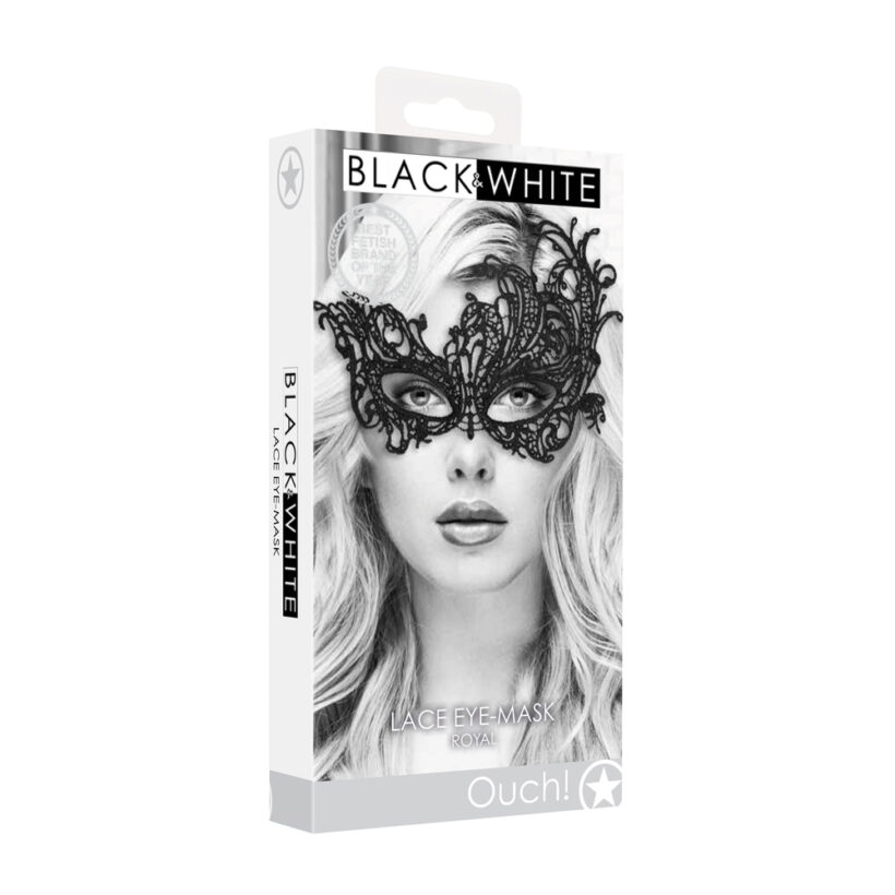 Ouch Lace Eye Mask Royal - Image 3