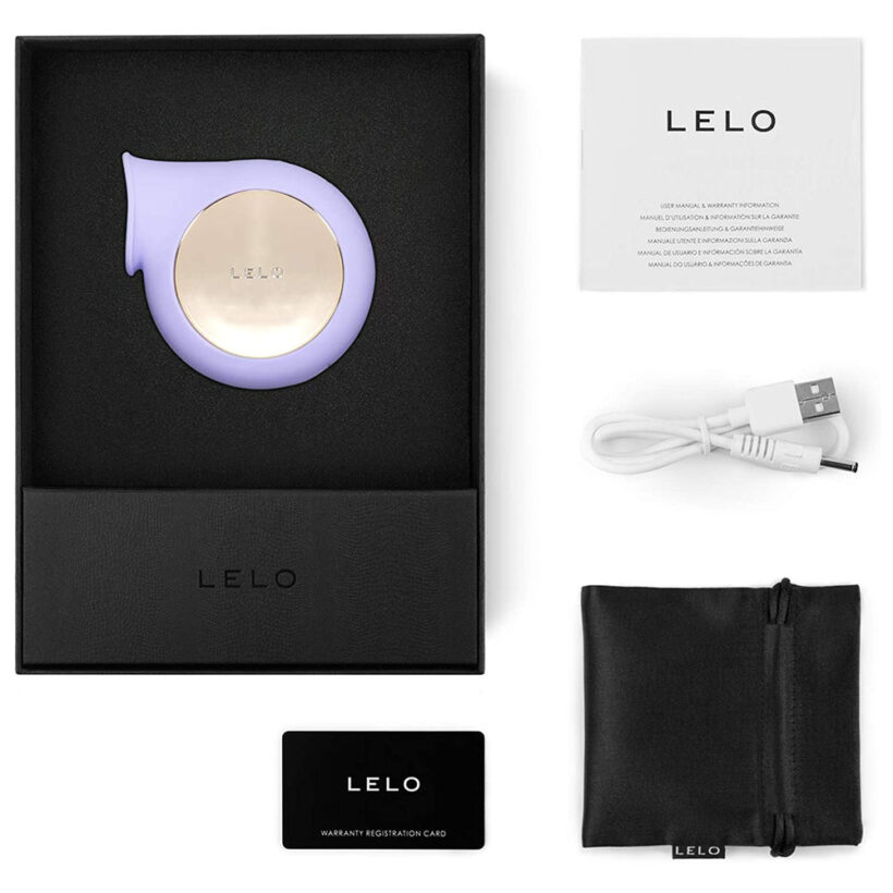 Lelo Sila Lilac Sonic Wave Clitoral Massager - Image 2