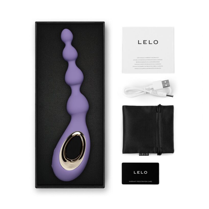 Lelo Soraya Anal Beads Massager Violet Dusk - Image 2