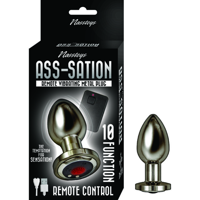 Ass Sation Remote Vibrating Butt Plug Black - Image 4