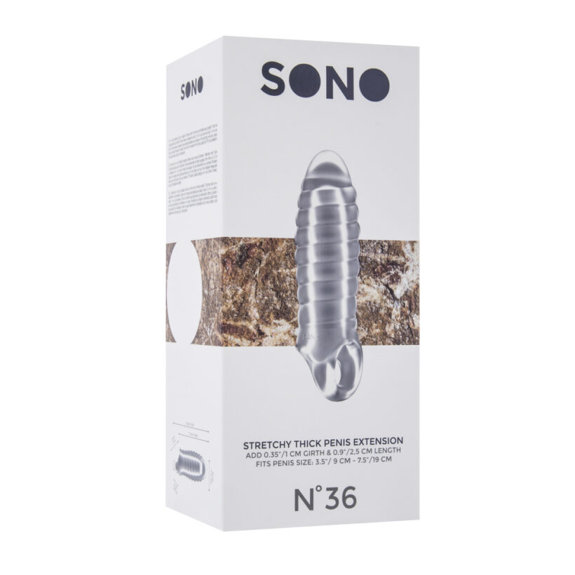 Sono No.36 Stretchy Thick Penis Extension Transparent - Image 2