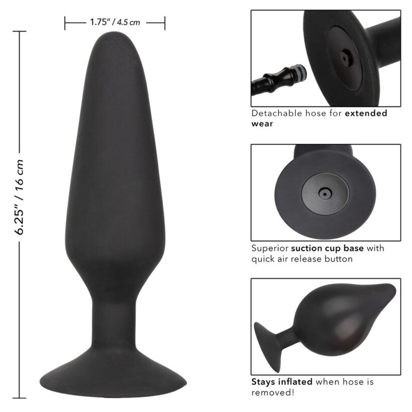 XL Silicone Inflatable Butt Plug - Image 2