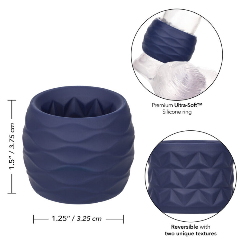 Viceroy Reverse Endurance Silicone Cock Ring - Image 2
