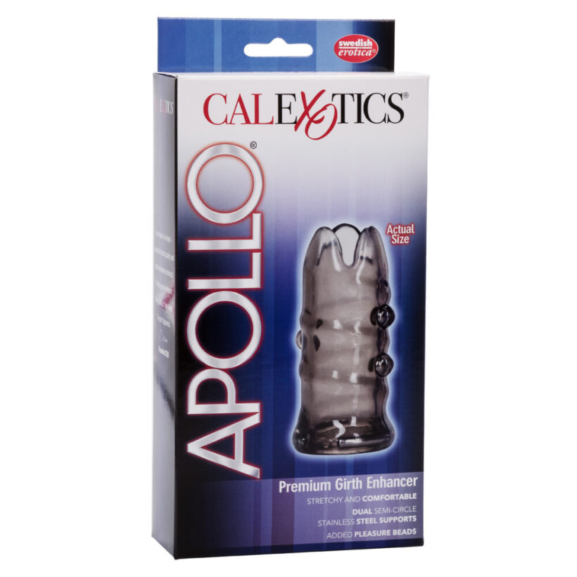 Apollo Premium Girth Enhancer Sleeve Smoke 3.5 Inch - Image 4