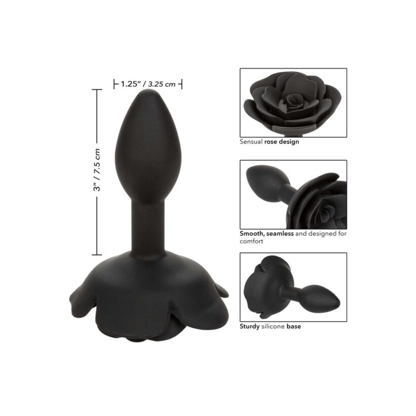 CalExotics Forbidden Small Rose Anal Plug - Image 3