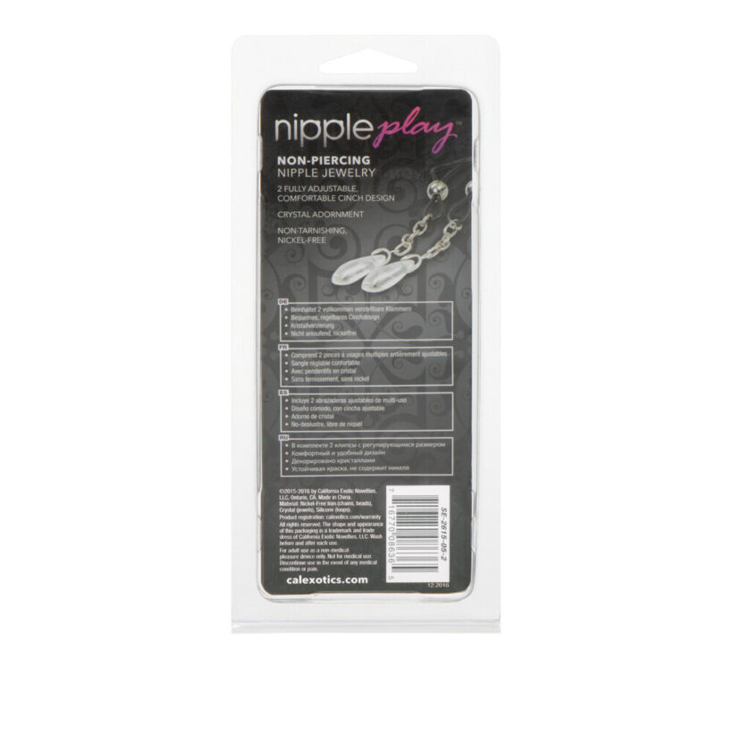 Nipple Play NonPiercing Nipple Jewellery Crystal - Image 3