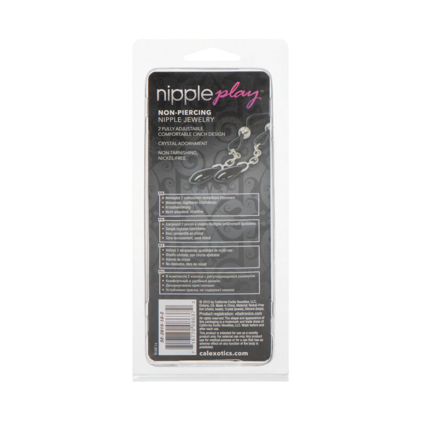Nipple Play NonPiercing Nipple Jewellery Onyx - Image 3