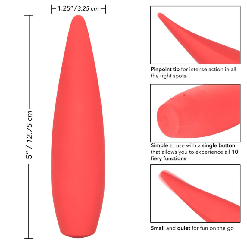 Red Hot Ember Rechargeable Vibrator - Image 2