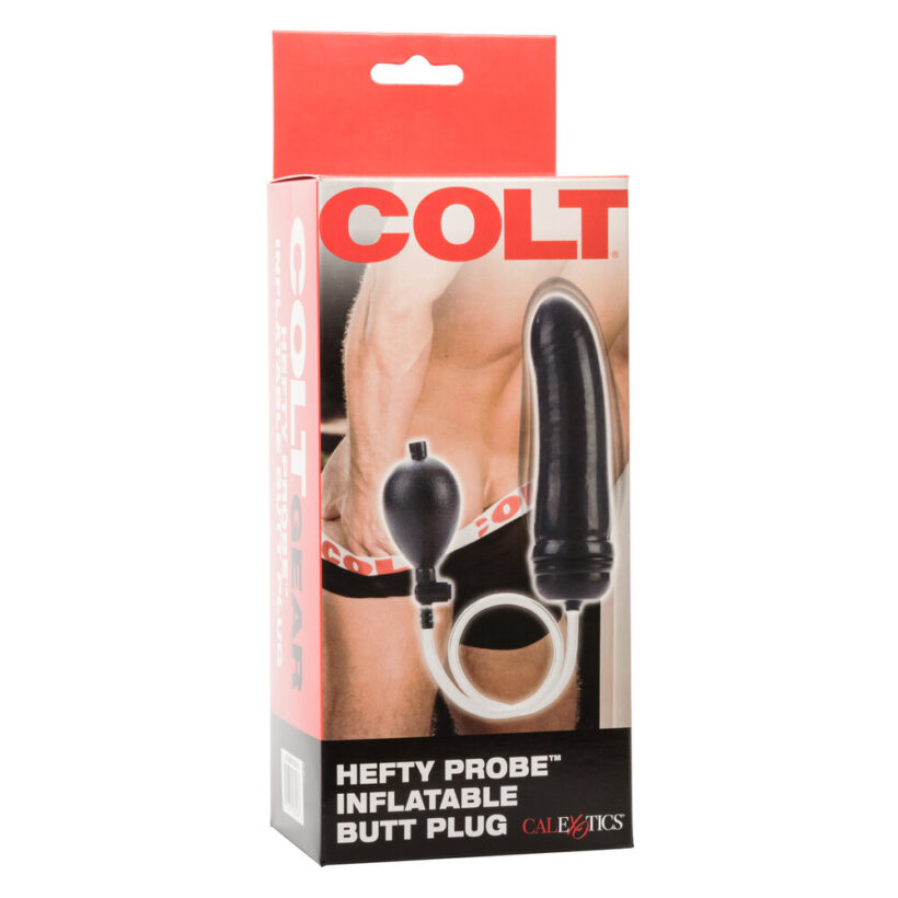 COLT Hefty Probe Inflatable Dildo Black - Image 4