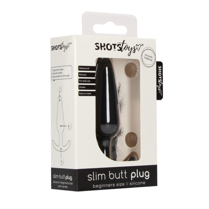 Beginners Size Slim Butt Plug Black - Image 4