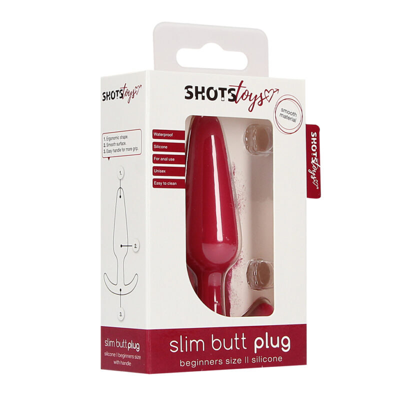 Beginners Size Slim Butt Plug Red - Image 4