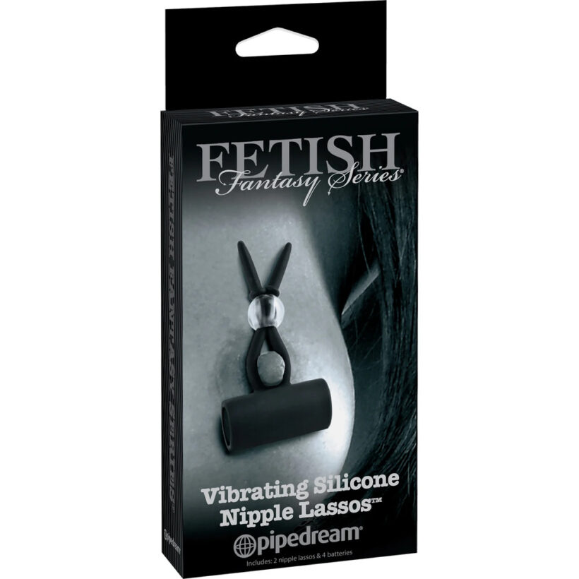 Fetish Fantasy Series Vibrating Silicone Nipple Lassos - Image 4
