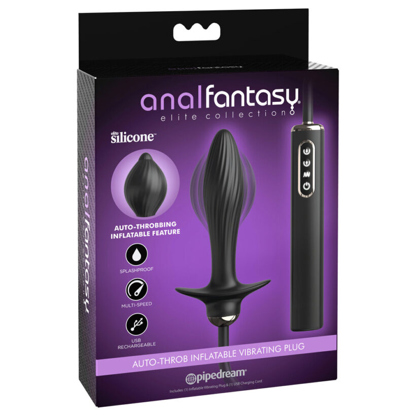 Pipedream Anal Fantasy Auto Throb Inflatable Vibrating Plug - Image 4