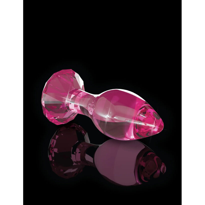 Icicles No.79 Pink Crystal Glass Butt Plug - Image 3