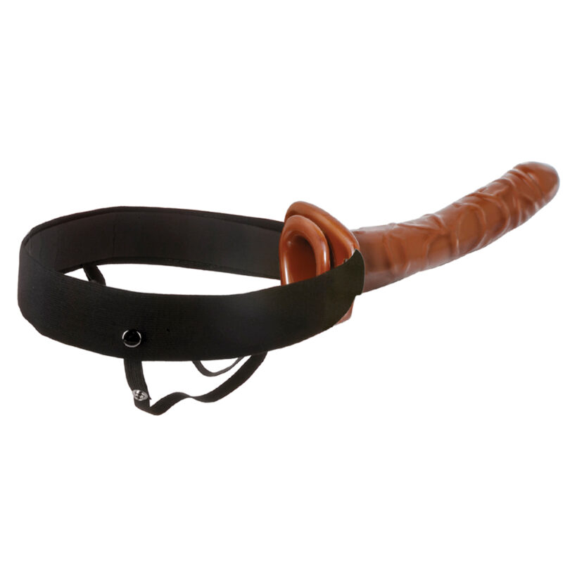 Fetish Fantasy Series 10 Inch Chocolate Dream Hollow StrapOn - Image 2