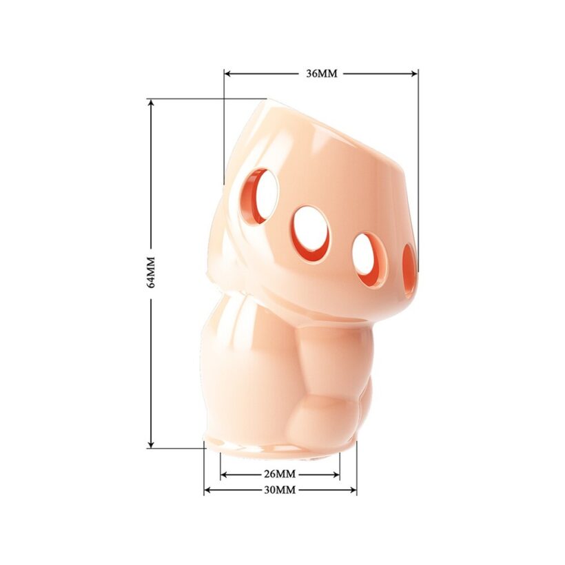 Oscar Penis Sleeve Flesh Pink - Image 2