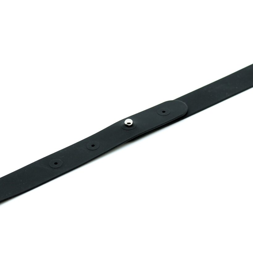 Black Silicone Slave Collar - Image 4